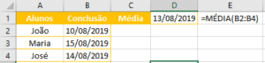 Como Calcular M Dia No Excel Fun Es Mais Importantes Engenheira Do Excel