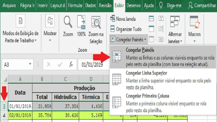 Como Congelar Linhas Ou Colunas No Excel Engenheira Do Excel