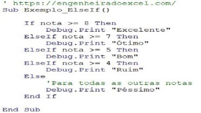 Como Usar Condicional If No Vba Guia Completo Engenheira Do Excel