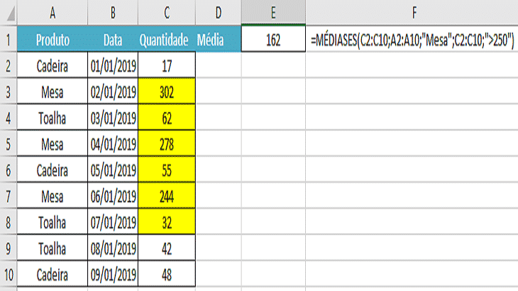 Como Calcular Média no Excel