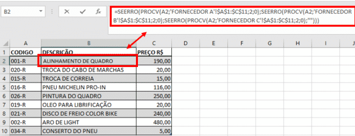 Como usar a função PROCV no Excel passo a passo Engenheira do Excel