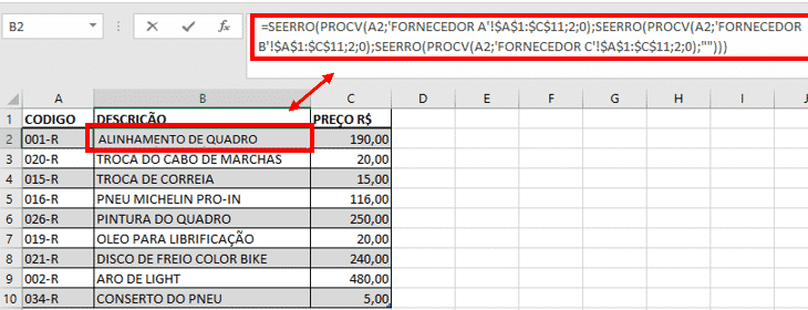 Como Usar A Função Procv No Excel Passo A Passo Engenheira Do Excel 7546