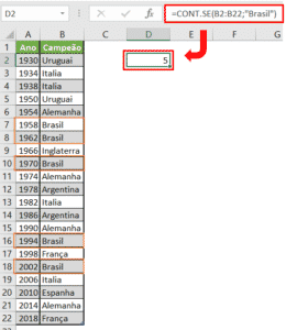 Usando a função CONT.SE no Excel como um profissional | Engenheira do Excel