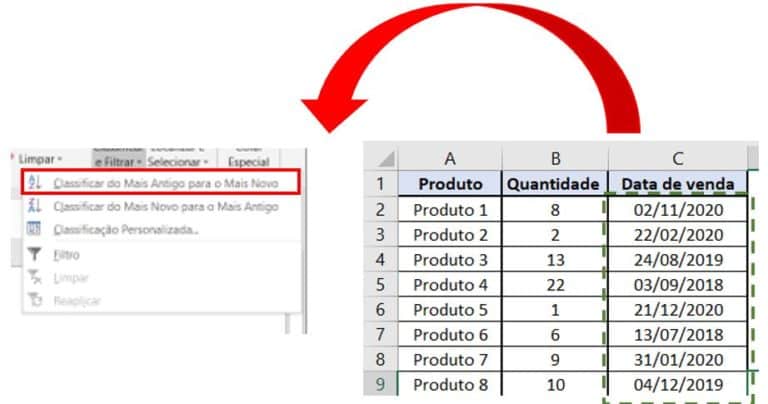 Como Classificar Por Data No Excel Engenheira Do Excel